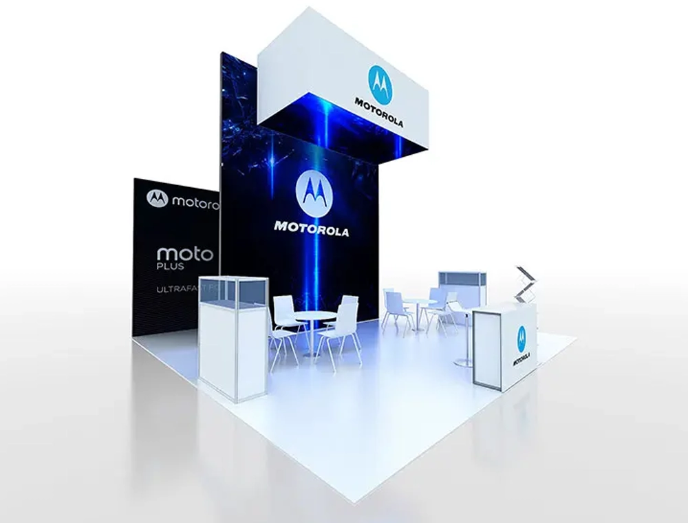 20x20 trade show booth ideas